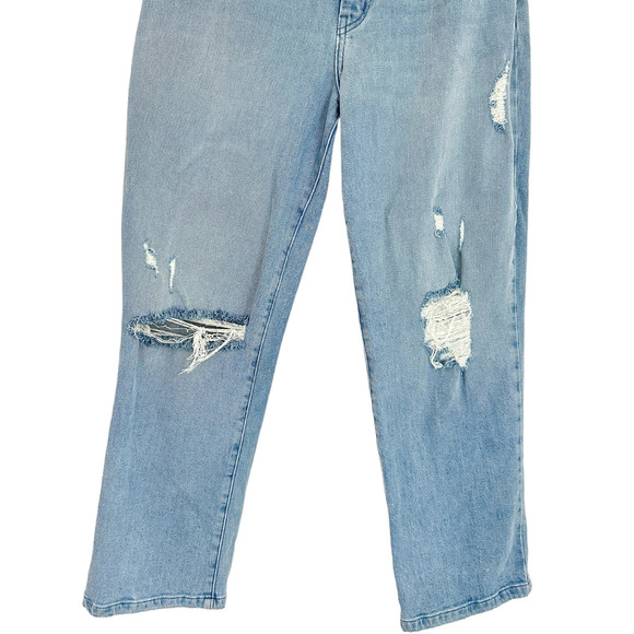 Show Me Your MuMu Midtown Straight Leg 90s Highrise Blue Jeans Womens Size 31 - Picture 11 of 13